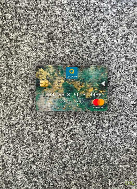 Kazakhstan Qazkom banque JCB banque mastercard photolook ,